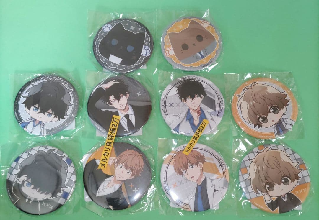 ③㊺鴨乃橋ロンの禁断推理 WHITE＆BLACKくじ 缶バッジ　鴨乃橋ロン　一色