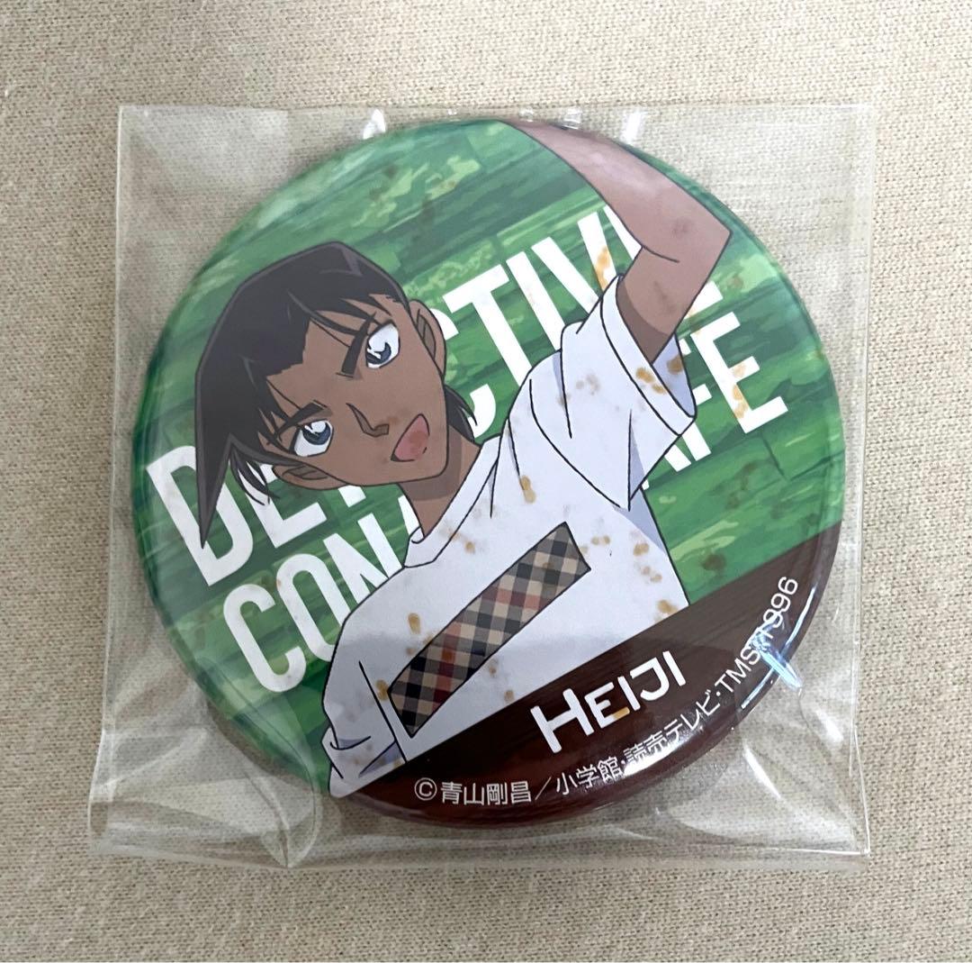 名探偵コナン　コナンカフェ2017　服部平次（等身キャラ）　缶バッジ