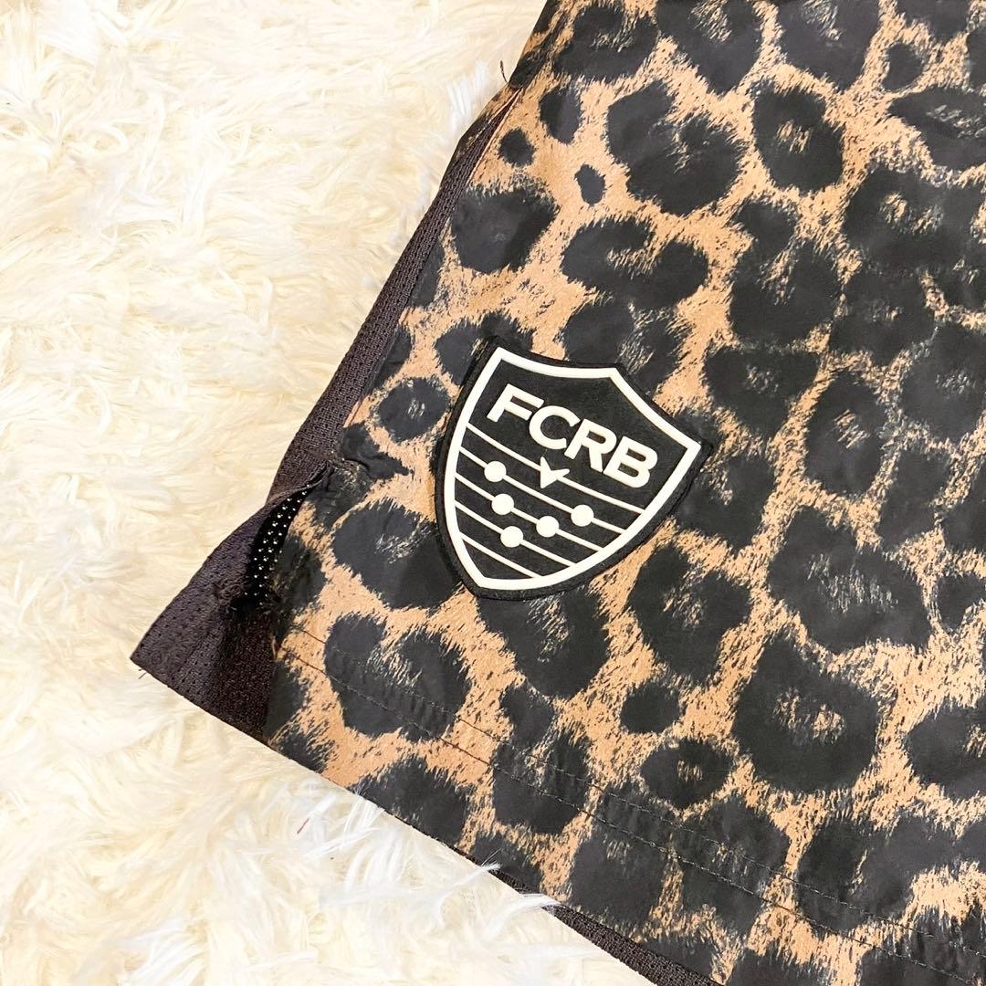 美品 希少 NIKE × FCRB.レオパード ハーフパンツ セットアップ