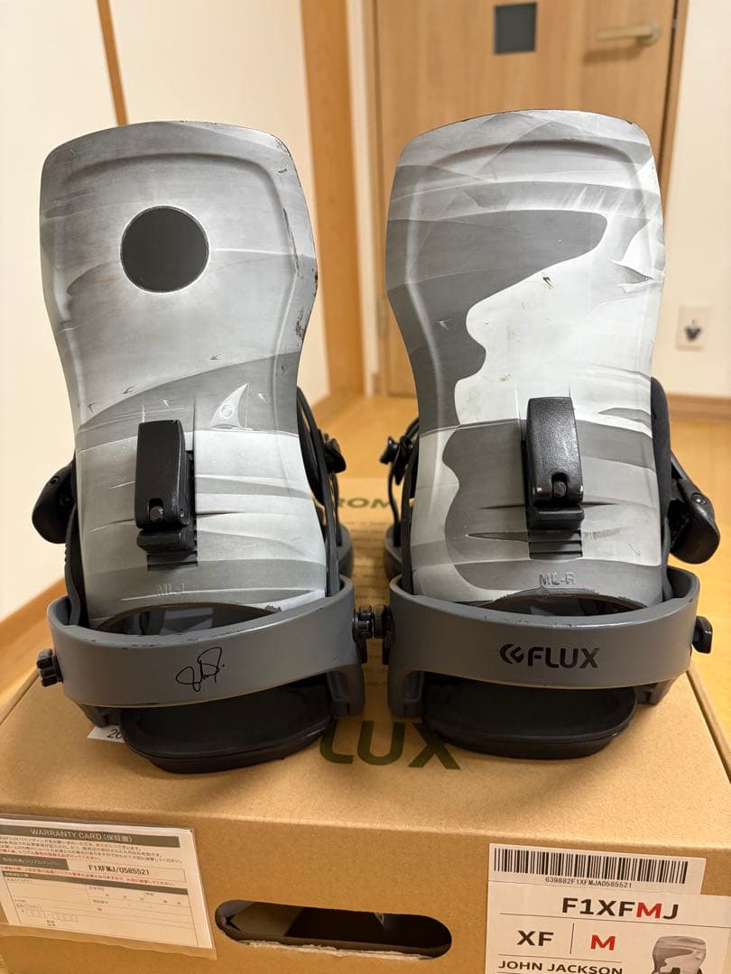 FLUX XF JOHN JACKSONグレー　サイズM【20-21モデル】