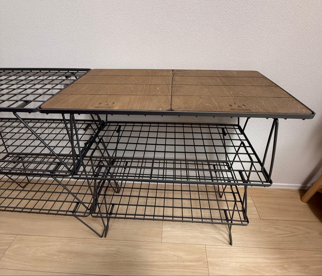 ユニフレーム フィールドラック　6点　ハーフテーブル2点　RAW まとめ売り