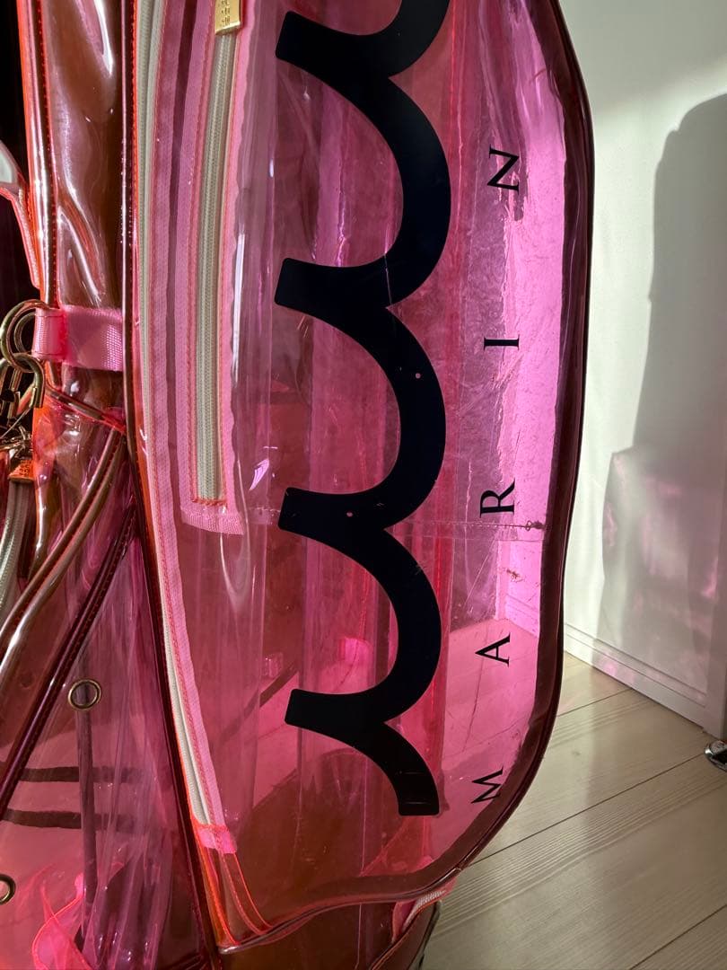 Muta marine ゴルフバッグ 328 クリアピンク エナメル