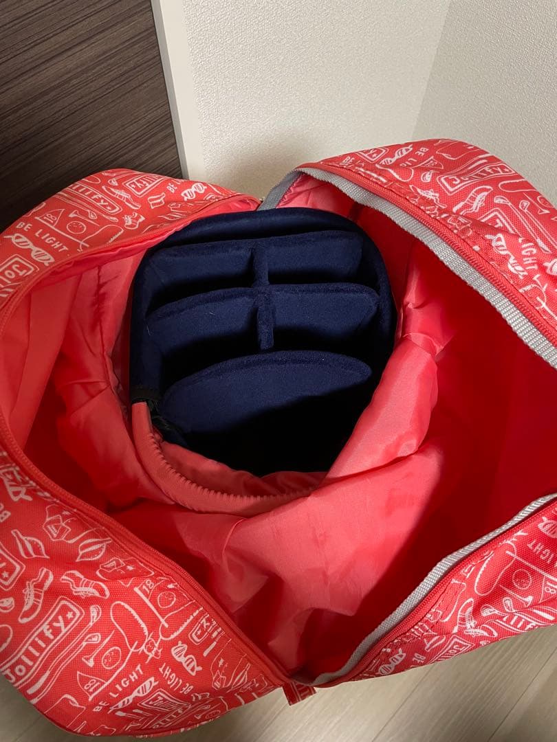 【メロンパン】Munsingwear 赤 キャディバッグ