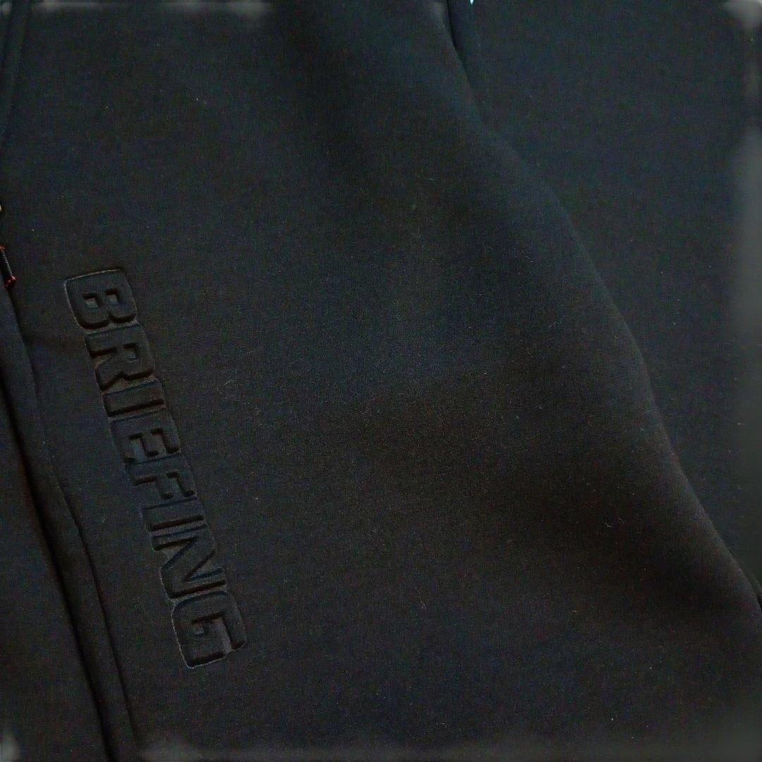 ブリーフィングメンズ3DウォームロゴジョガーパンツサイズLブラック