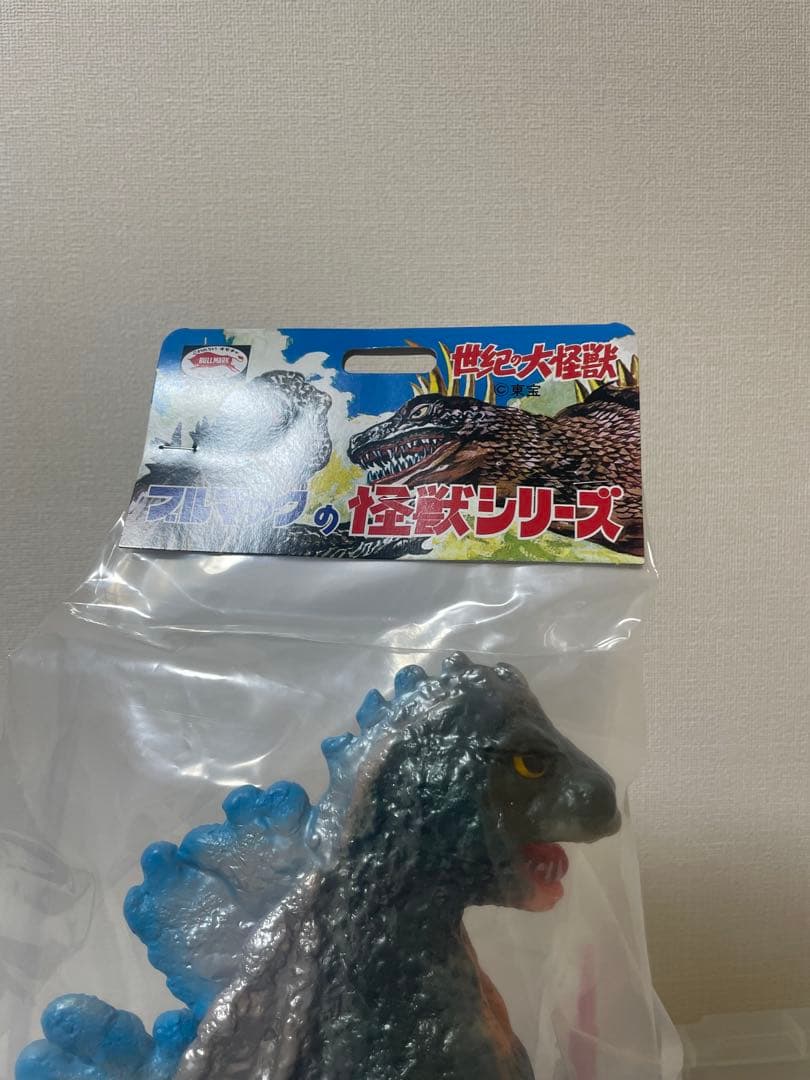 ブルマァク　Gゴジラ　レトロカラー　タワー付　ジャイアントゴジラソフビ