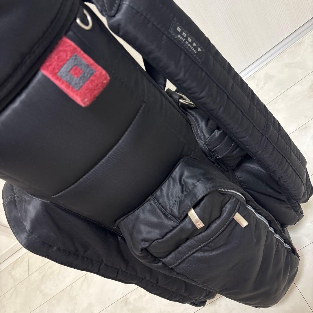 オノフ ONOFF 8.5インチ キャディーバッグ ブラック×レッド