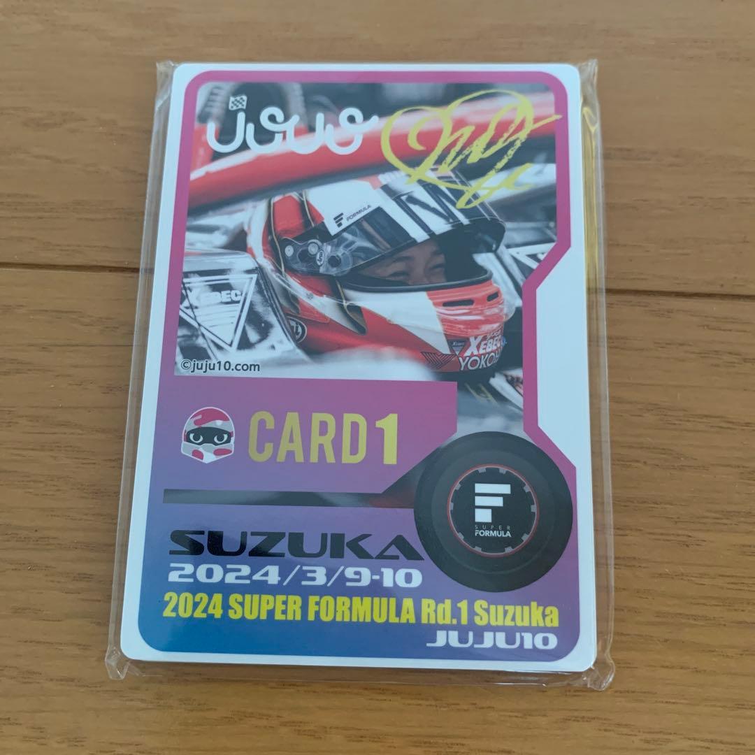 【未開封】野田樹潤トレーディンングカード2024SUZUKA（10種類パック）