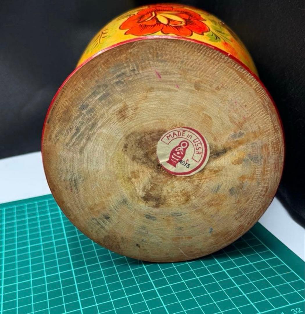 ソビエト　アンティーク　セミョーノフ社、巨大なマトリョーシカ　14組