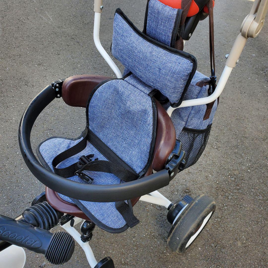 幼児用三輪車 青 布製