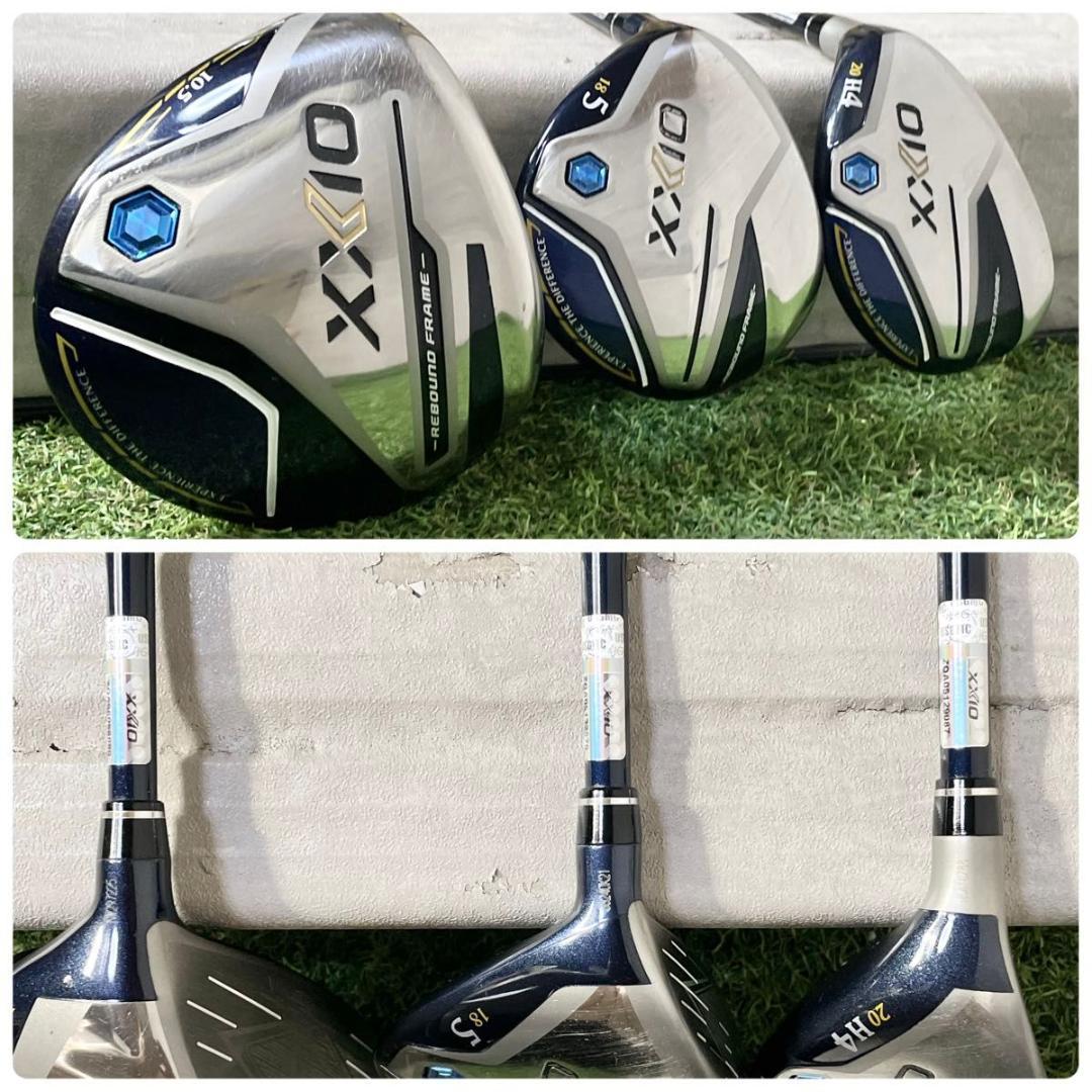 【貴重レフティ】ゼクシオ MP1200 ゴルフクラブセット 12本 R 左 良品