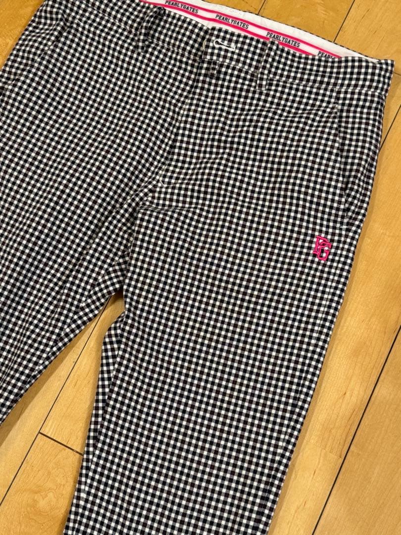 PEARLY GATES(パーリーゲイツ)秋冬ギンガムチェックパンツ