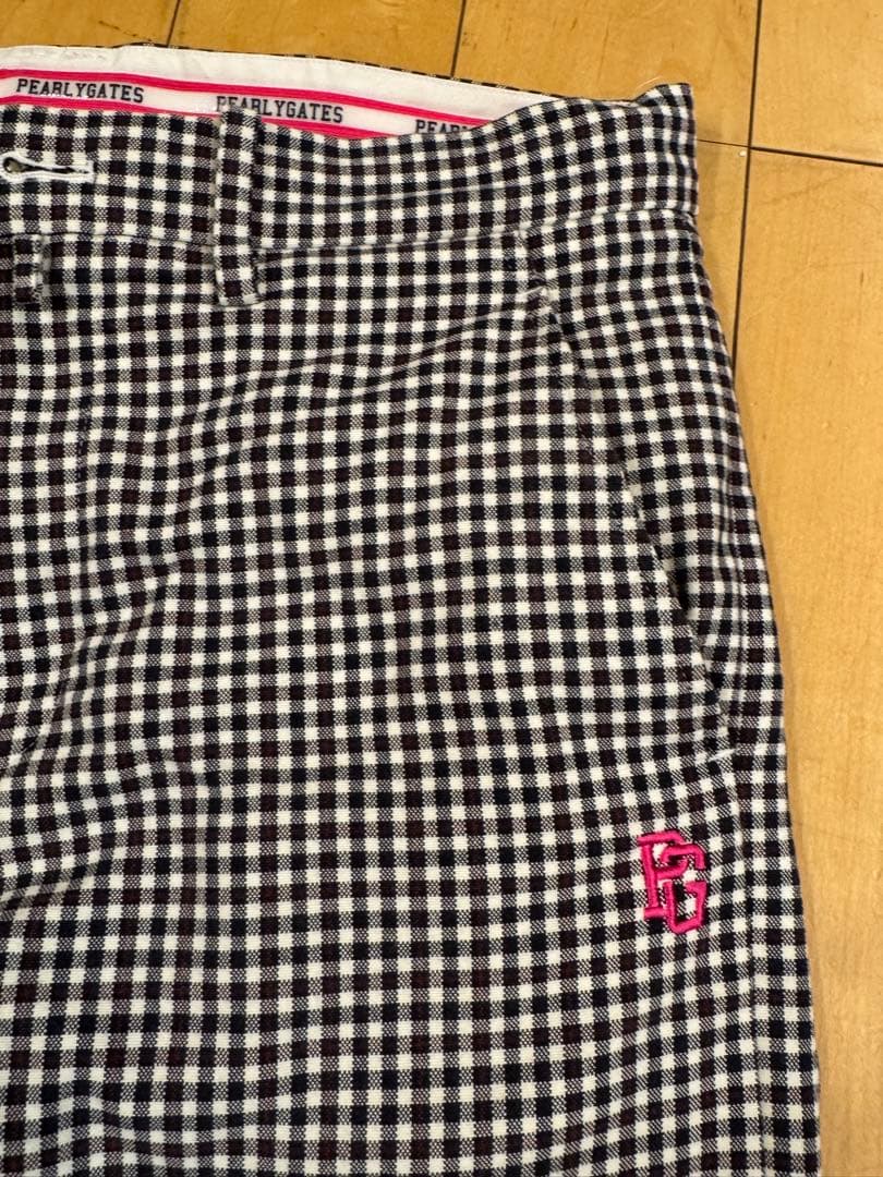 PEARLY GATES(パーリーゲイツ)秋冬ギンガムチェックパンツ