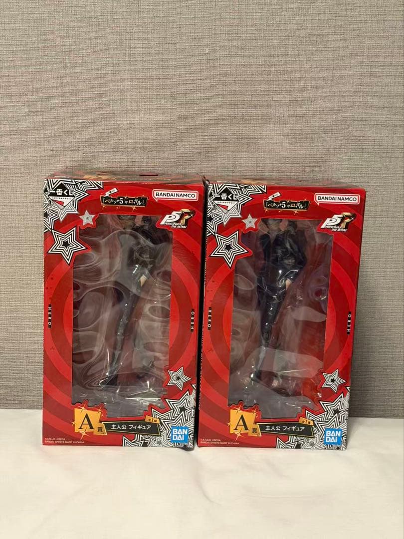 ペルソナ5 一番くじ A賞 主人公 フィギュア フィギュア 2点セット