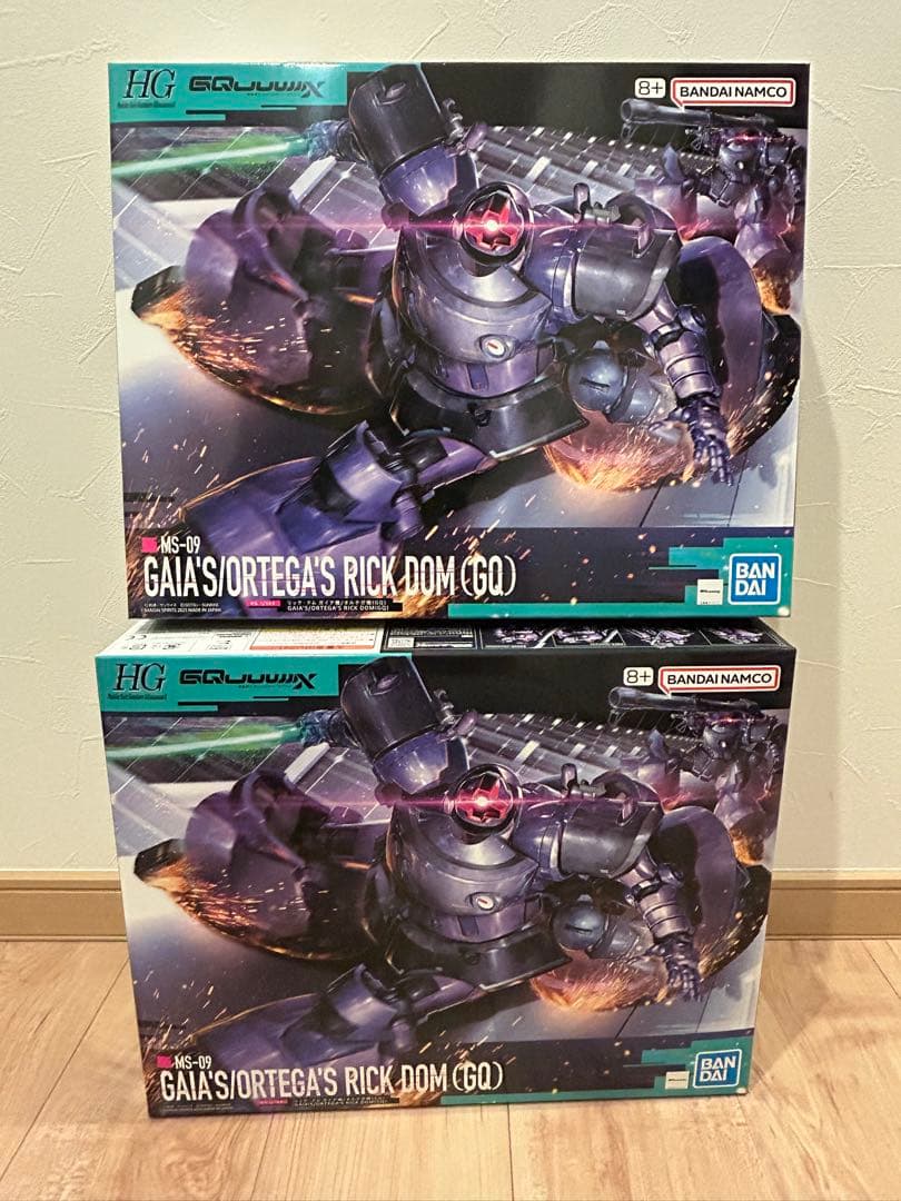 HG リック・ドム ガイア機/オルテガ機(GQ) 新品未開封 未組立　２セット