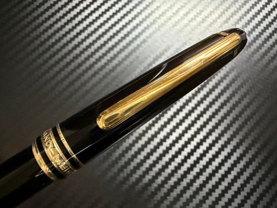 未使用に近い モンブラン 144 ブラック 全金 EF 極細字 万年筆