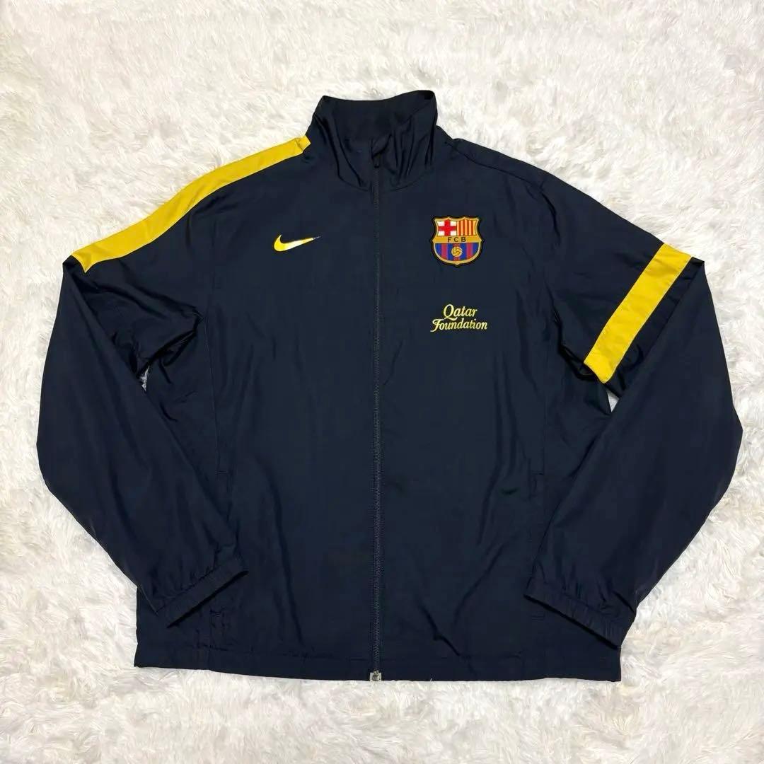 NIKEナイキ バルセロナ　上下セットアップXL ネイビー トレーニングウェア