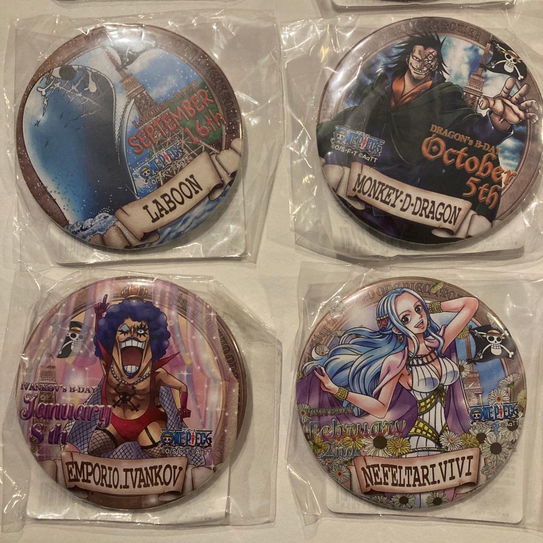 ワンピース　バースデー缶バッジ　まとめ