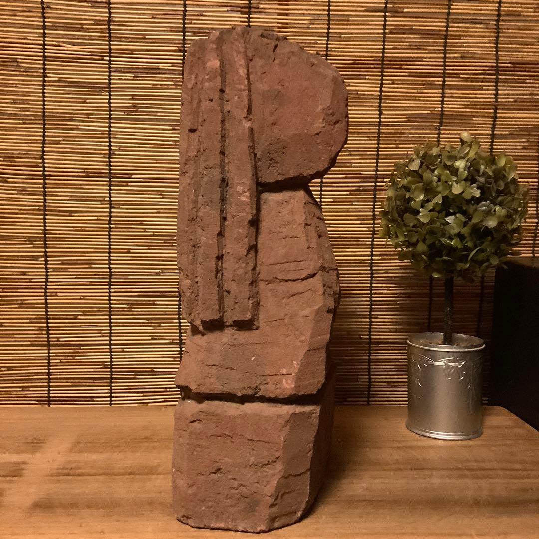 blow up様売約keep…彫刻作家・岩城信嘉氏「神童石像 」行動美術協会会員