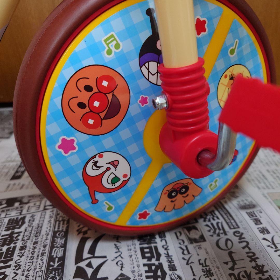 アンパンマン 三輪車 押し棒付き