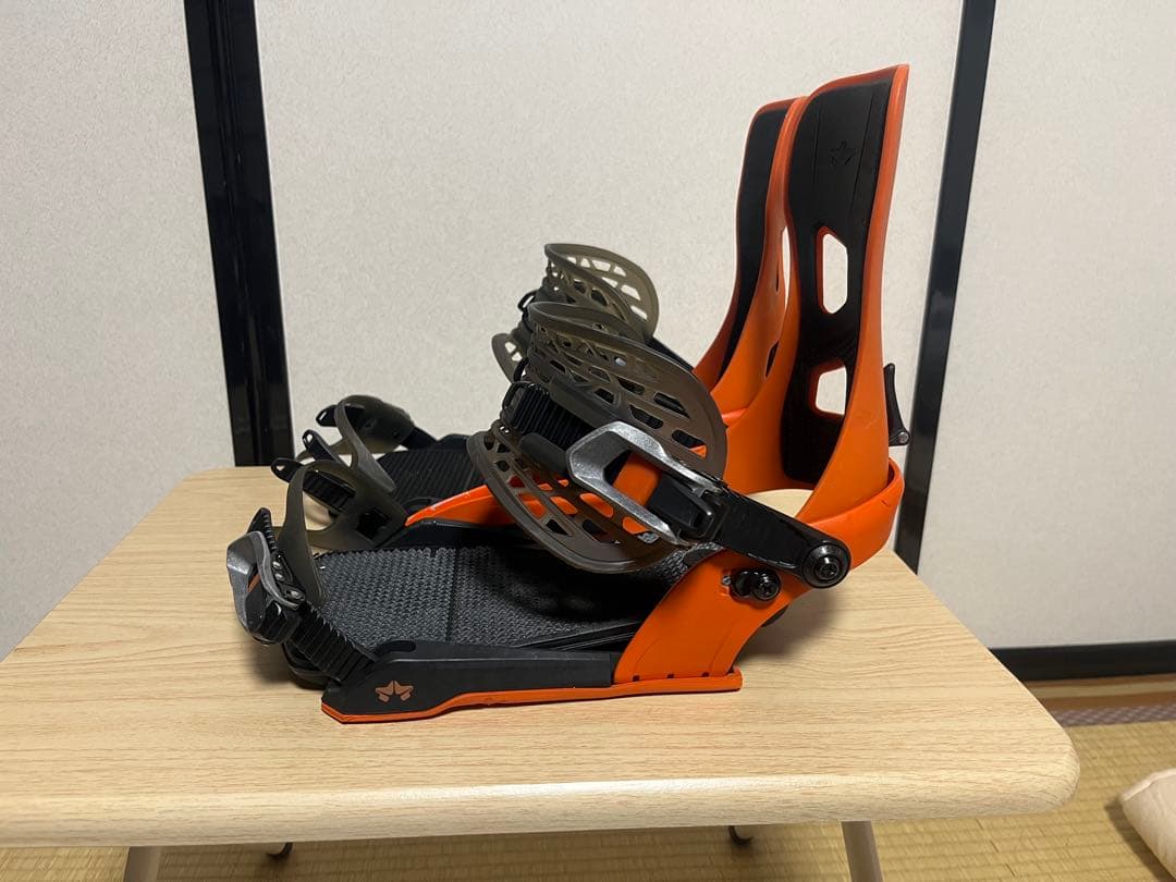 ROME CRUX 19-20スノーボードビンディング オレンジ　Ｌサイズ