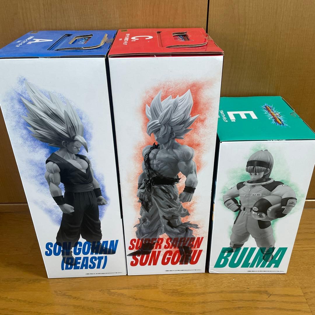 【未開封品】 オムニバスBRAVE C賞 超サイヤ人 孫悟空 A賞孫悟飯E賞ブル