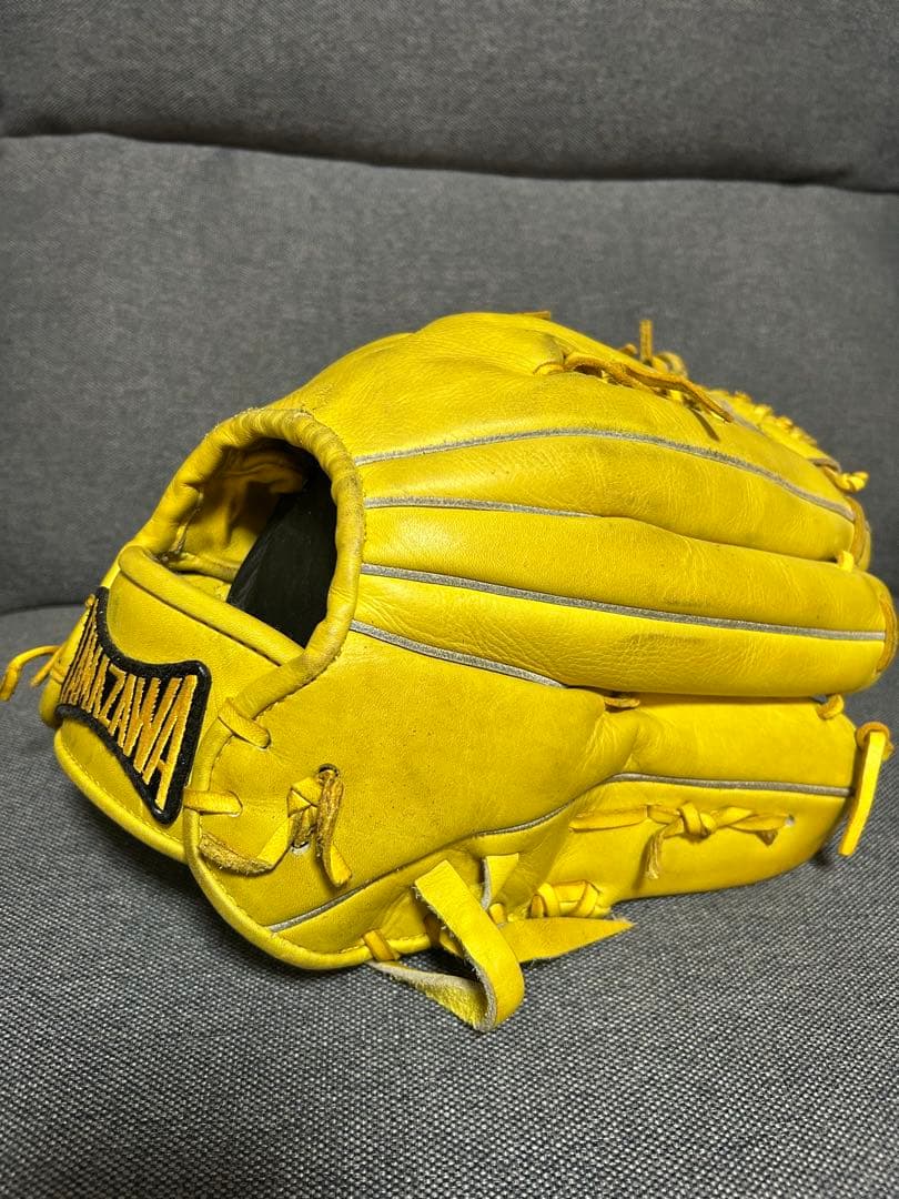 タマザワ 両手投げ 軟式グローブ TG-WH20イエロー 左右 TAMAZAWA
