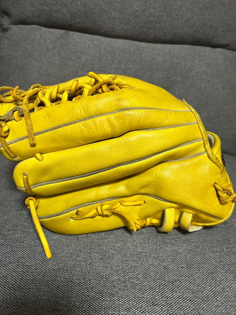 タマザワ 両手投げ 軟式グローブ TG-WH20イエロー 左右 TAMAZAWA