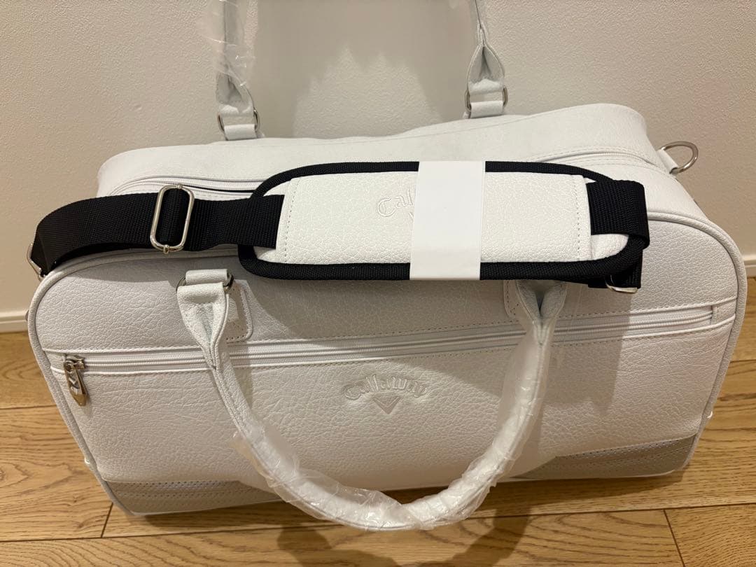 ホワイト ゴルフ　ボストンバック