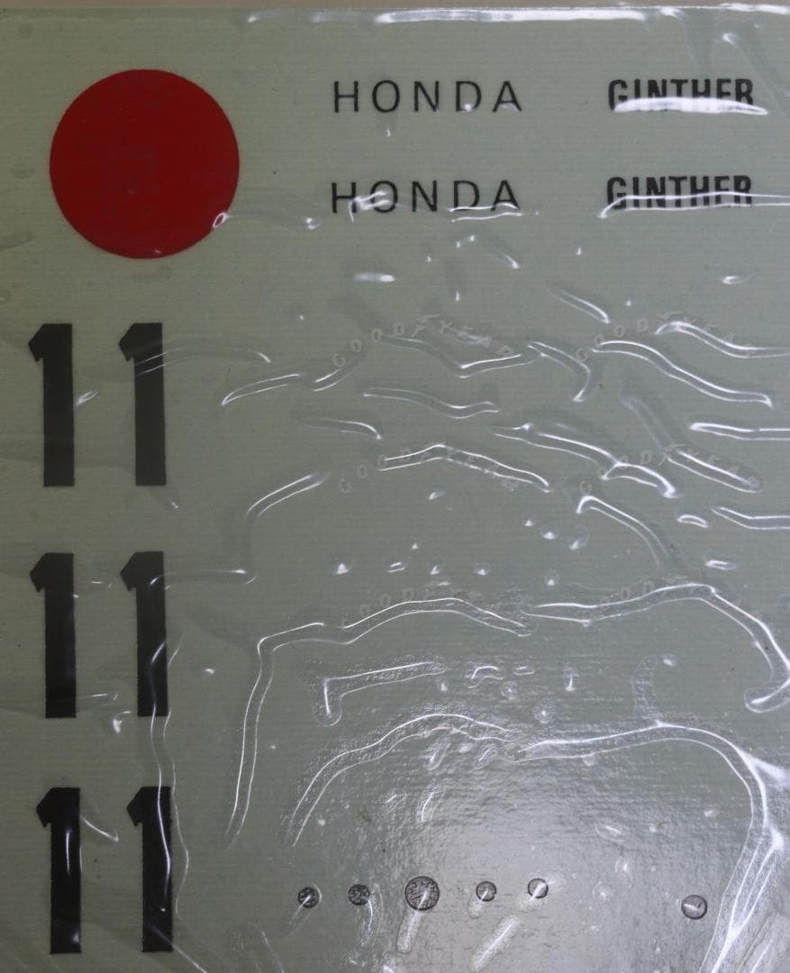 超希少スタジオーＭ製ホンダＦ１（RA２７２改）レジン・メタル組立キット　１／２４