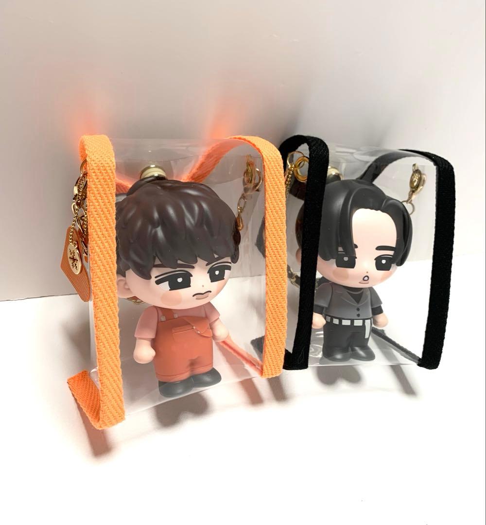 くまくまぷー　すのチルポーチ　2体用　黒　3体用　オレンジ