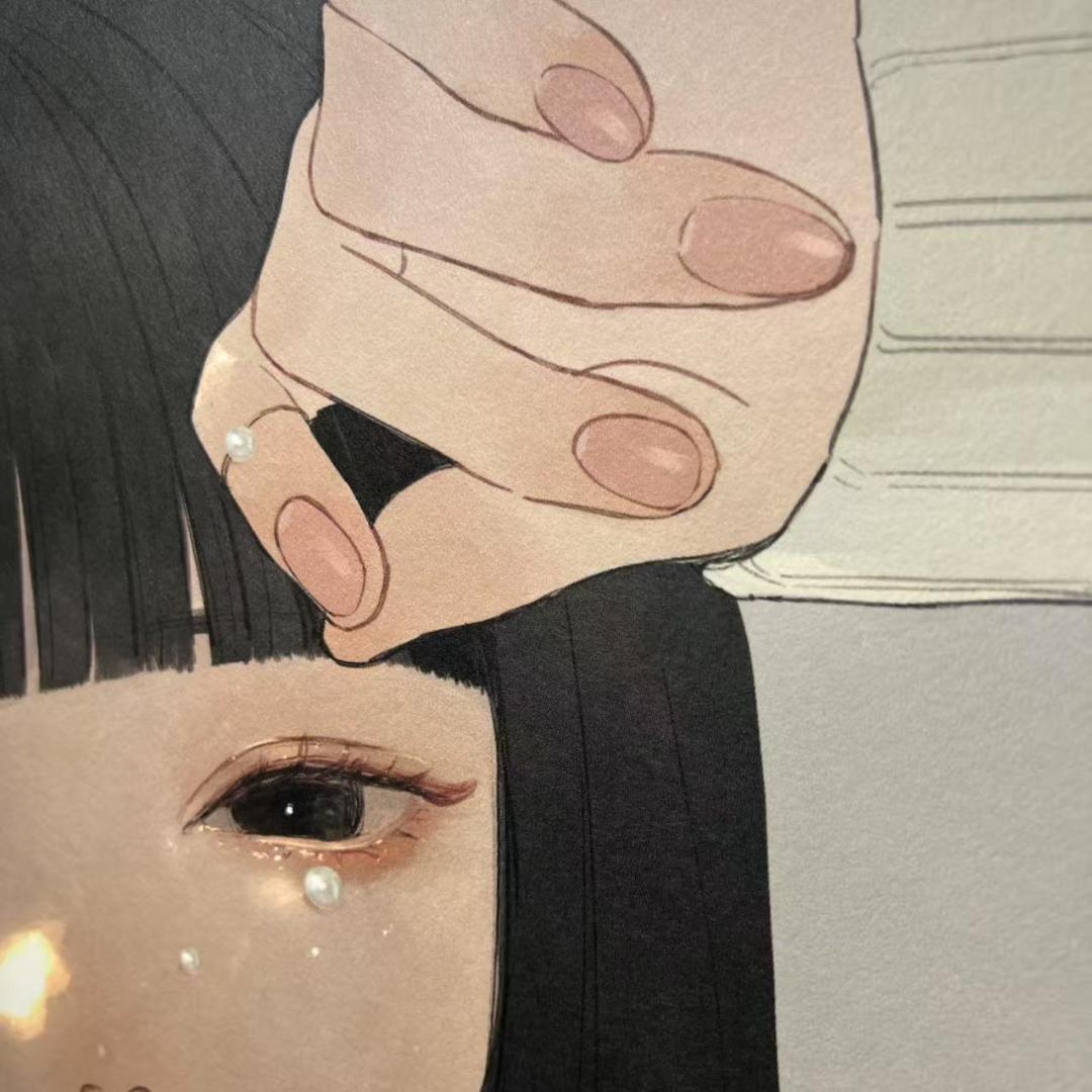 凪 イラスト「秋津」ジークレー画 絵画 サイン入り