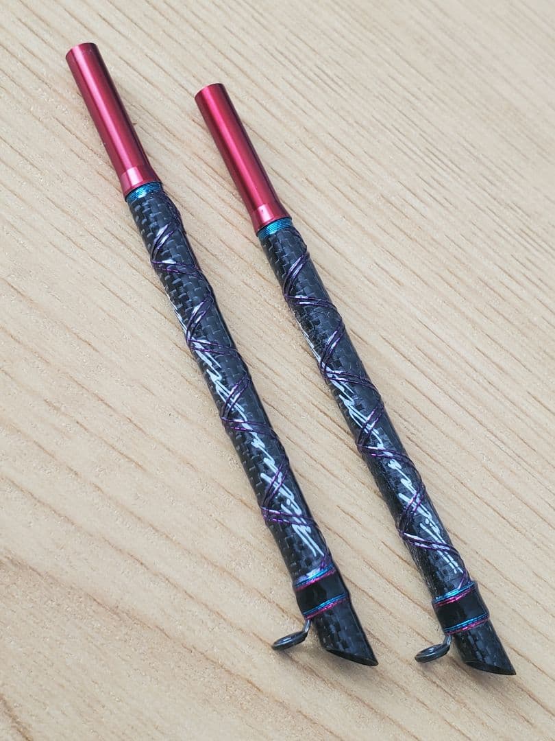 バリバス ワカサギ穂先MAX３２２HRX　延長アダプター７０㎜２本セット