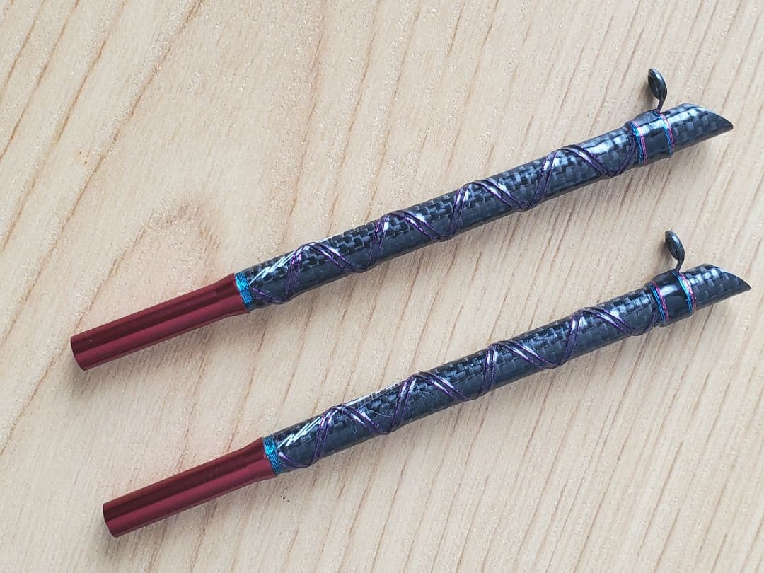 バリバス ワカサギ穂先MAX３２２HRX　延長アダプター７０㎜２本セット