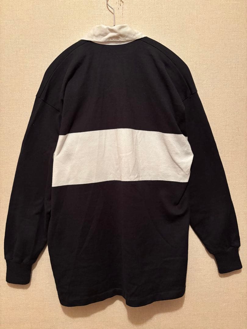 ニュージーランド製 カンタベリー ラガーシャツ ALL BLACKS
