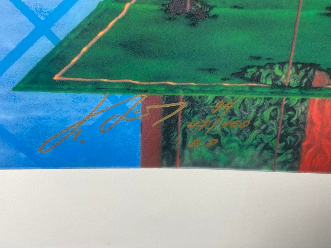 フデャコフ「ギャンブラー」AP44/100 サイン 61.5×84.5cm