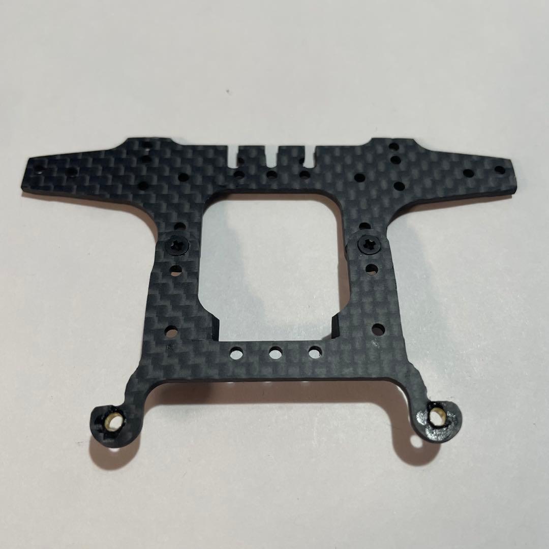 ミニ四駆　フロント段下げATスラダン　提灯　リアアンカー　社外カーボン3点セット