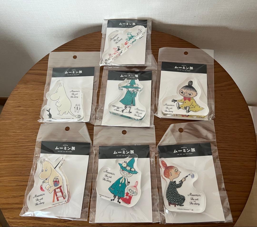 ムーミン展　アクリルオブジェ　セット