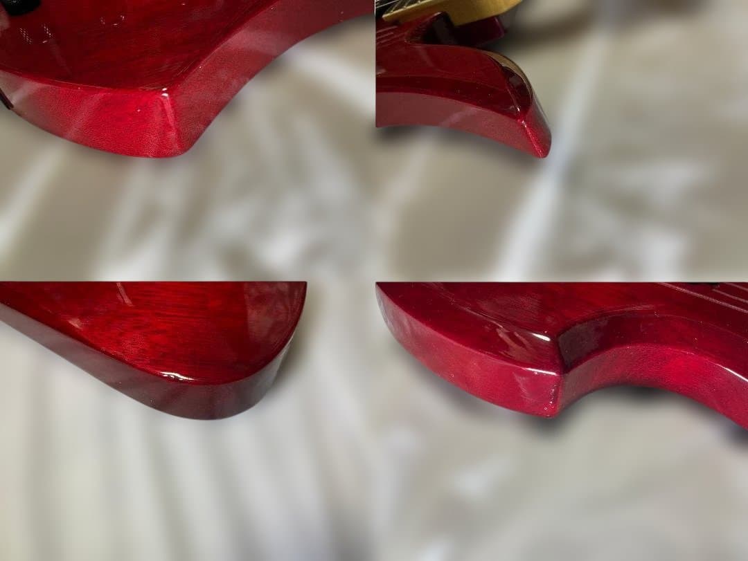 B.C.Rich モッキンバードベース　シースルーワインレッド　レアカラー