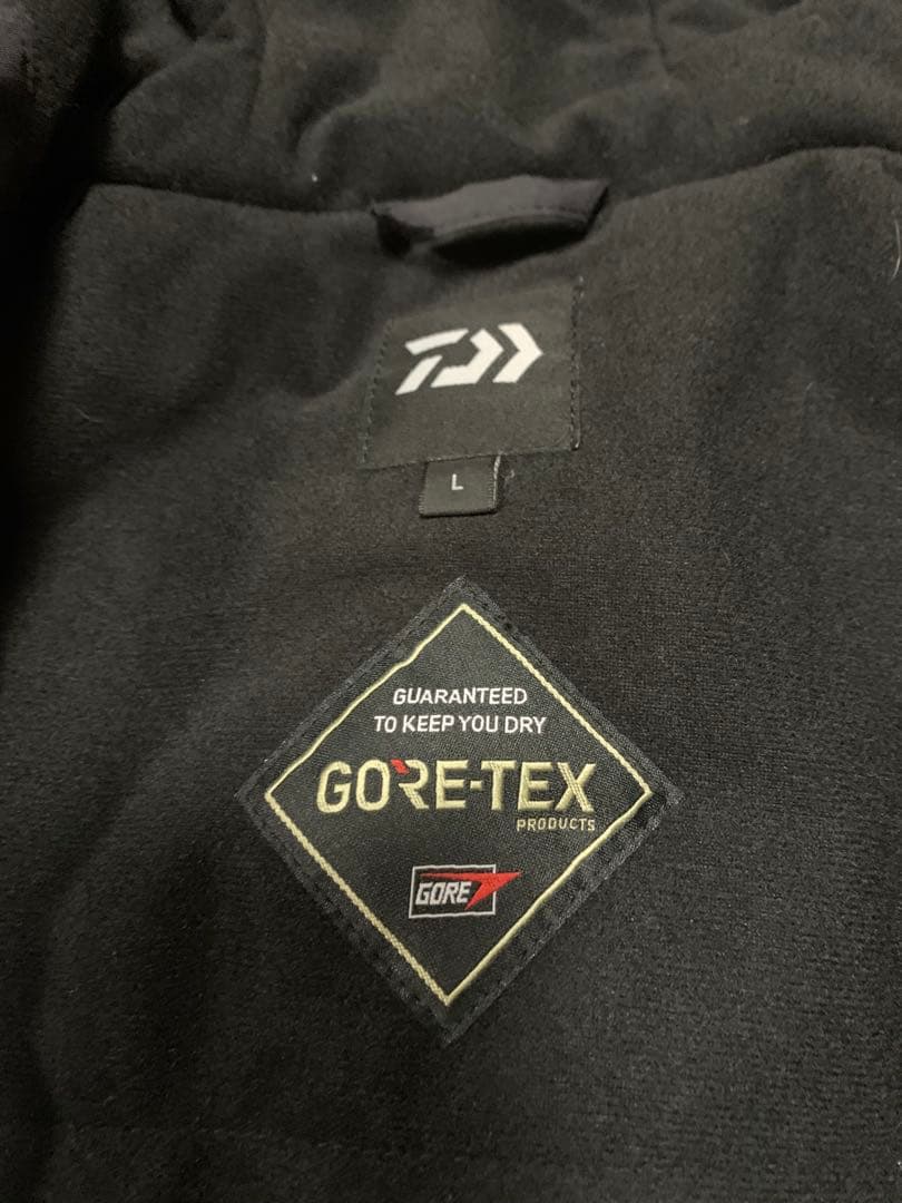ダイワ DW-1925 (ブラック／L) ゴアテックス (防寒着)