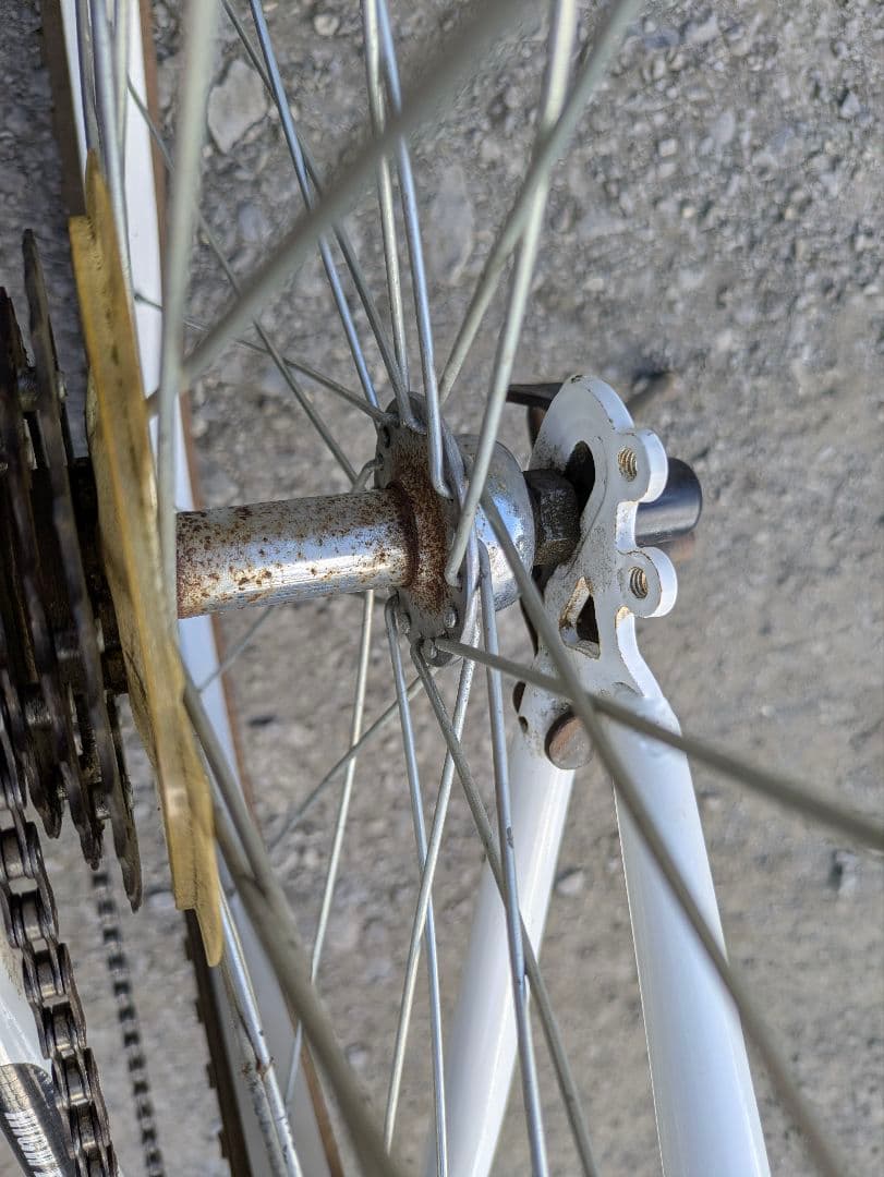 GRAPHIS 子供用24インチ自転車 ホワイト 6段ギア