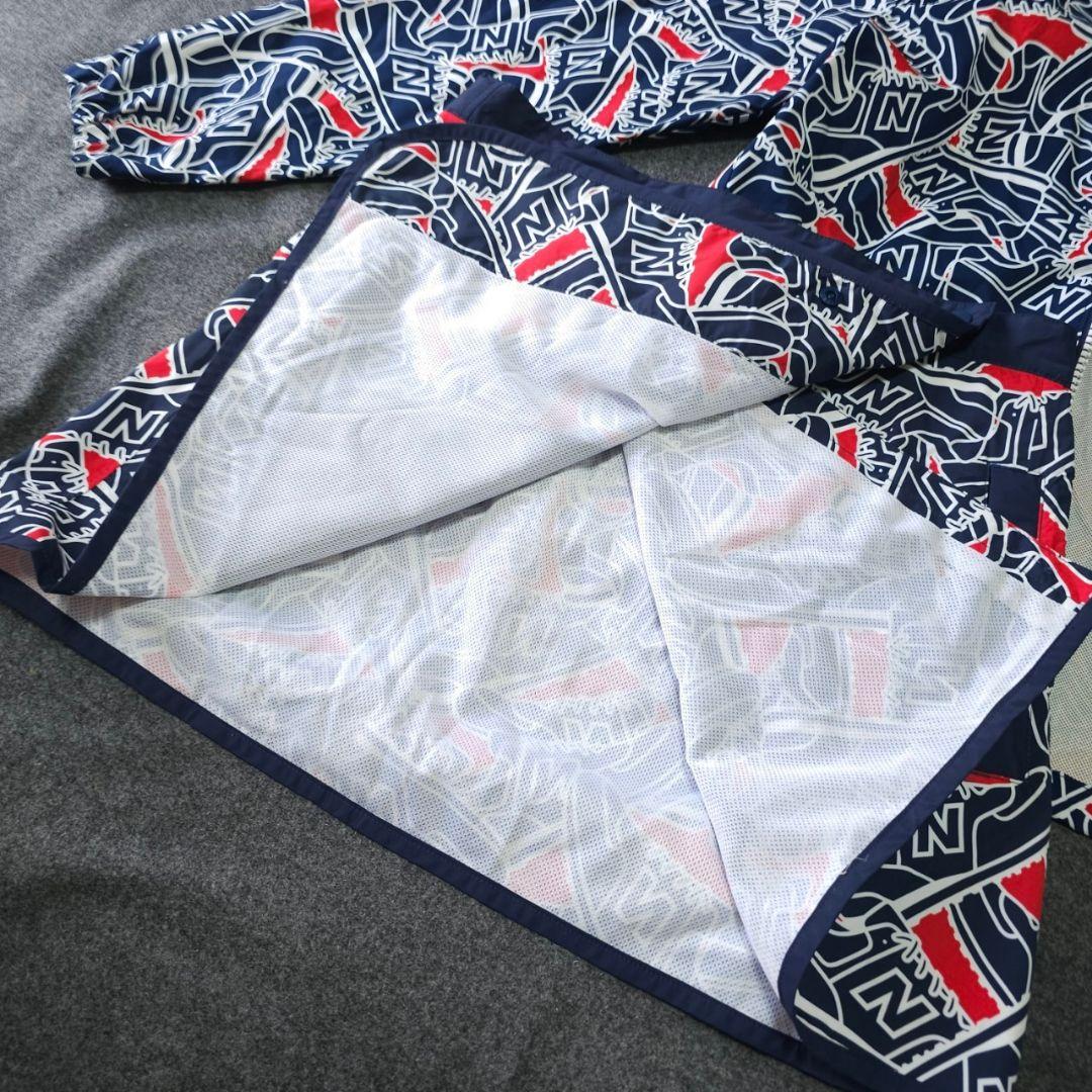 ニューバランスゴルフ】スニーカー総柄 撥水ナイロンブルゾン×スカートアップMS