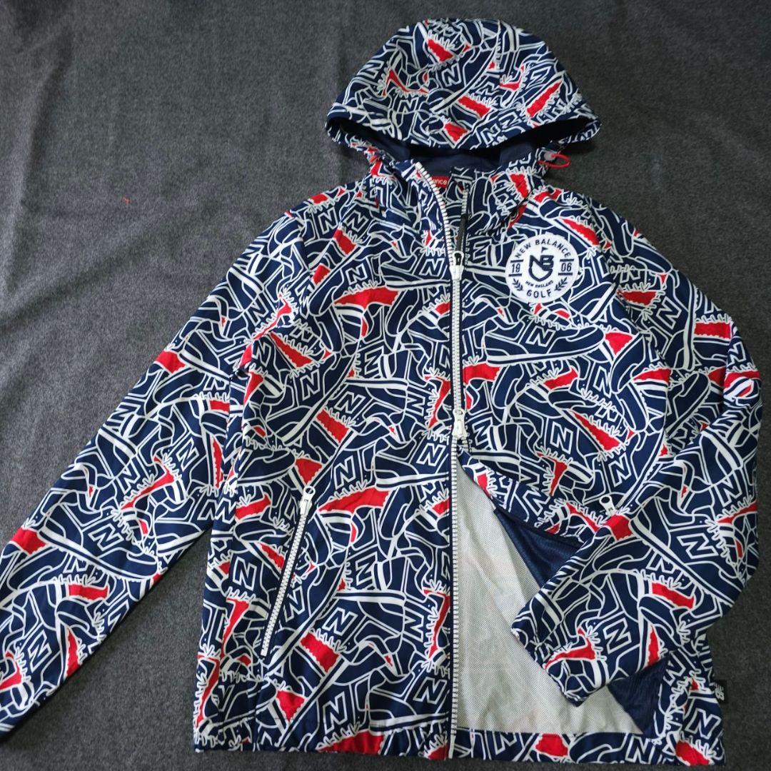 ニューバランスゴルフ】スニーカー総柄 撥水ナイロンブルゾン×スカートアップMS