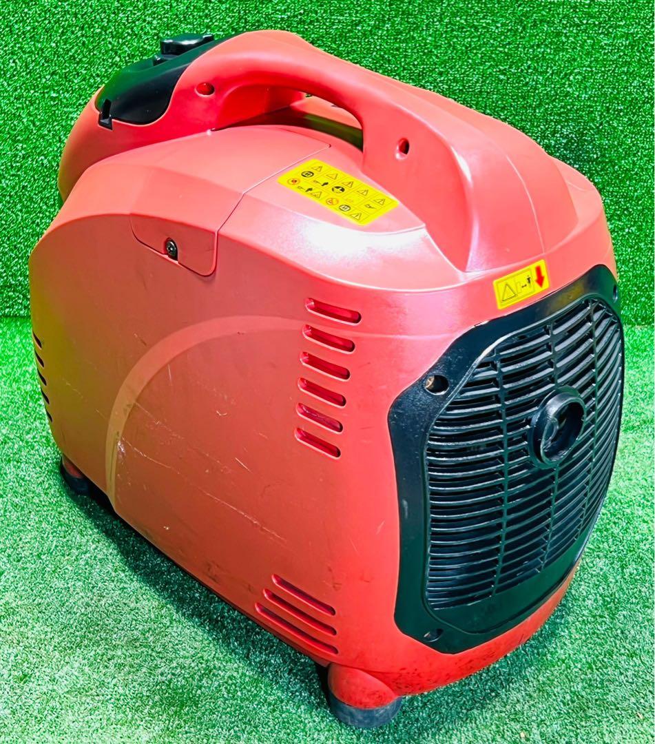 ポータブル発電機 赤 GG2500i 動作確認済み！エンジンok！