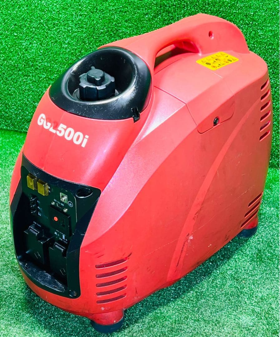 ポータブル発電機 赤 GG2500i 動作確認済み！エンジンok！