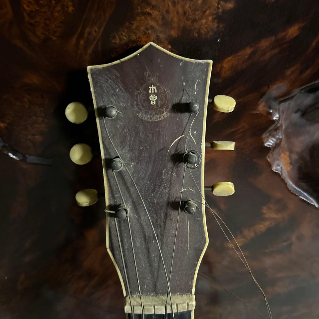 アコースティックギター 木製ヘッドストック
