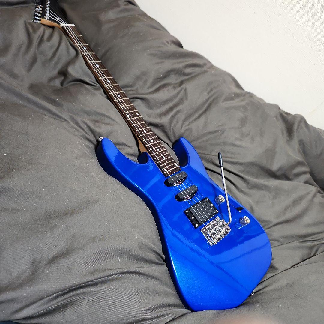 G.W最終セール！！24F メタリックブルー エレキギター