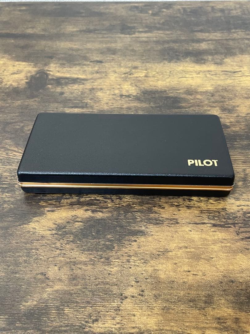 新品未使用　1970年代　ペン先軸一体型　蝕刻　μ ストライプ　ミュー　万年筆