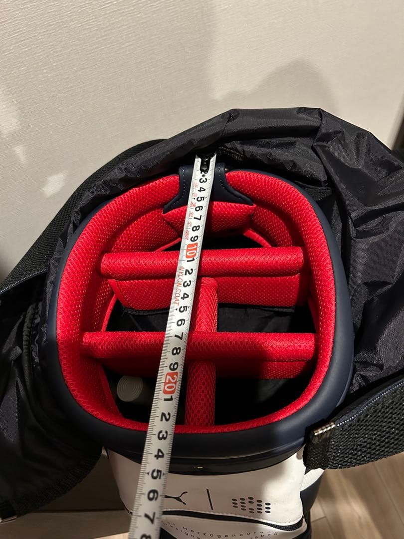 値下げしました　PUMA キャディバッグ ネイビー
