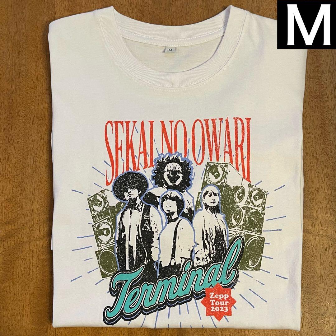 匿名発送 セカオワ Terminal ツアーTシャツ Mサイズ ホワイト 白