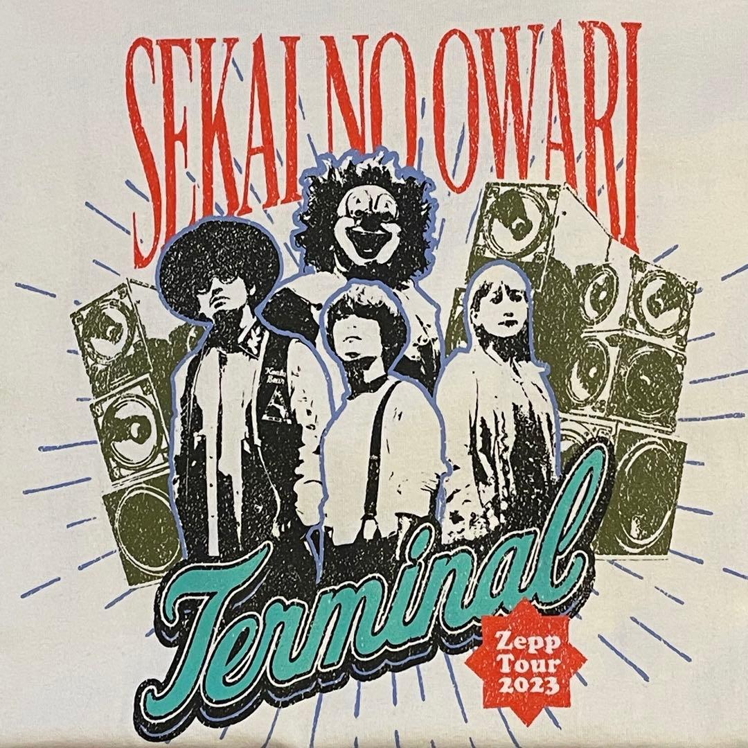 匿名発送 セカオワ Terminal ツアーTシャツ Mサイズ ホワイト 白